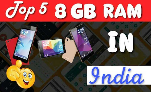 Top 5 8GB RAM Smartphone  in India | At Best Price ,smartphones