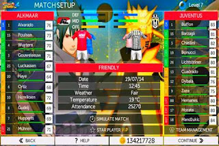 First Touch Soccer Apk + Data MOD versi Naruto Update 2016