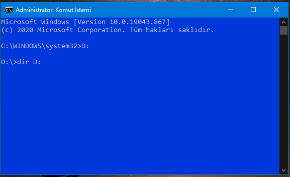Windows 10'da Komut İstemini Kullanarak USB Sürücüdeki Virüsü Kaldırma