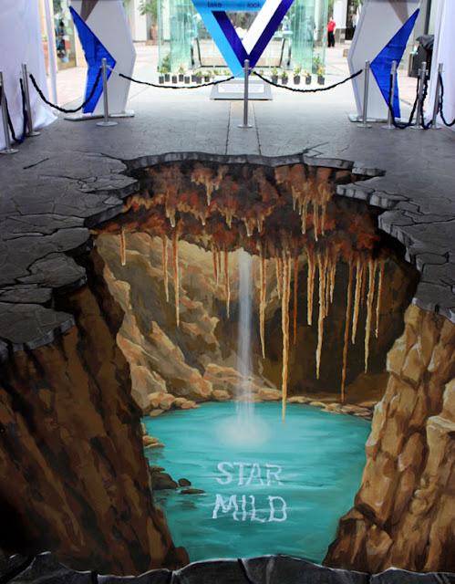 street painting artist manfred - 3d sidewalk drawing