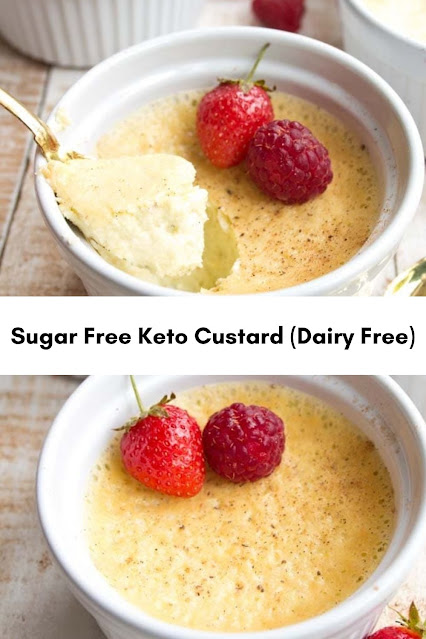 Sugar Free Keto Custard (Dairy Free)