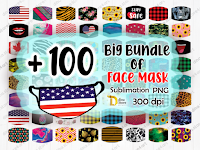 Bundle of Face Mask Sublimation  