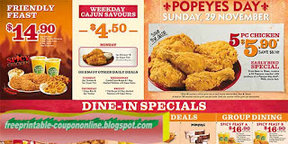 Free Printable Popeyes Chicken Coupons