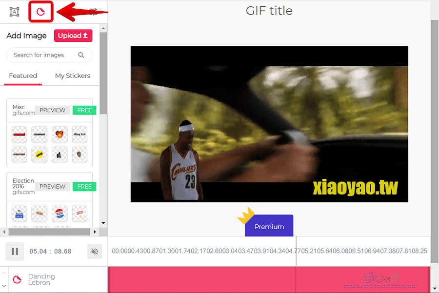 gifs.com 線上 GIF 編輯器