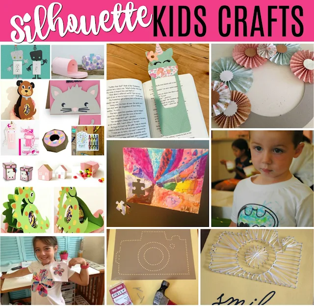 Silhouette 101, Silhouette America Blog, Kids Crafts, Kids, Silhouette for kids