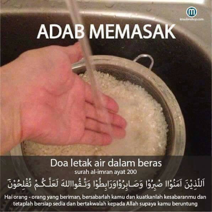 Doa untuk memasak