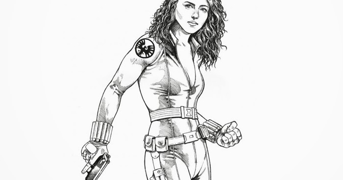 Black widow coloring pages | Free Coloring Pages and ...