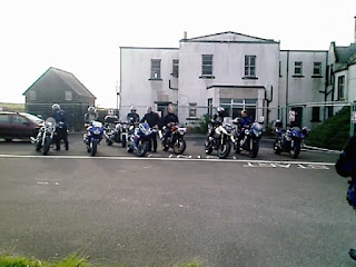 On the motorbike in Scotland