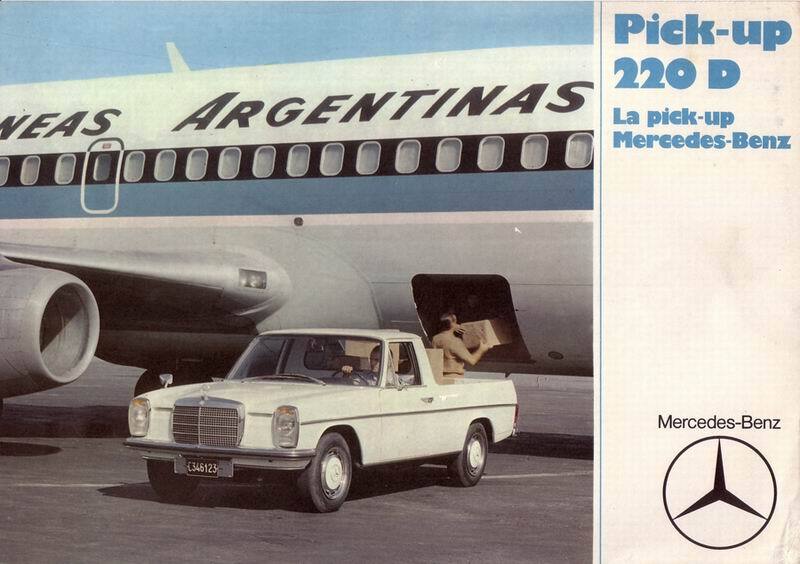 Argentine Mercedes 220D pickup