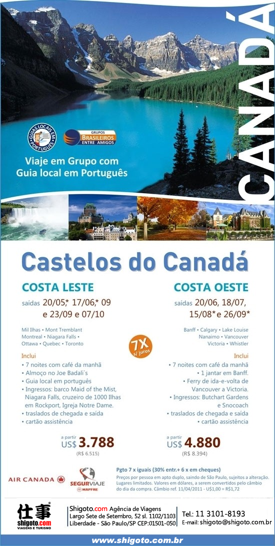 castelos do canadá