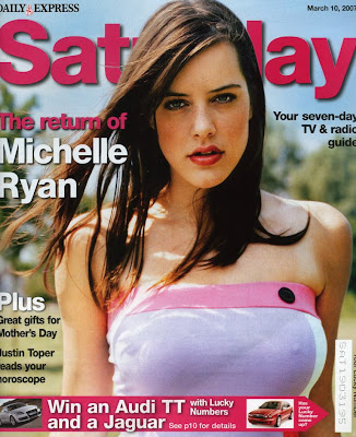 Michelle Ryan See-Thru Cover Shoot