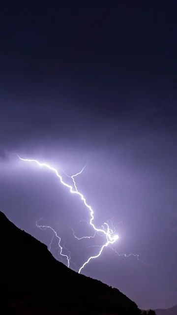 HD Wallpaper Lightning, Clouds, Night, Dark