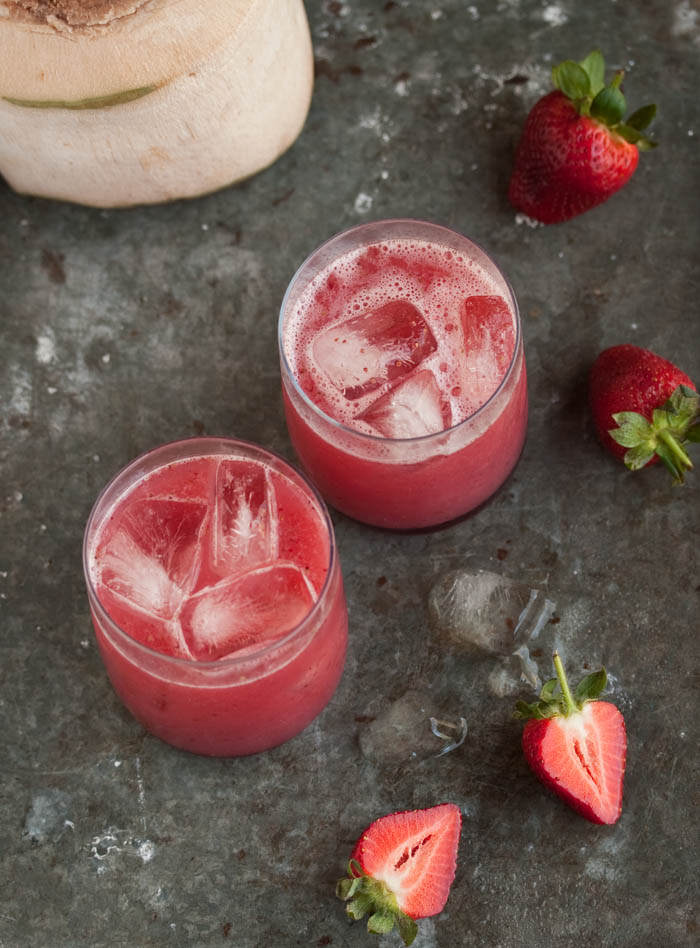 Strawberry & Coconut Cocktail Recipe