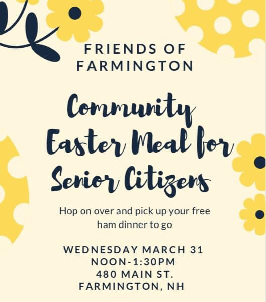 Community Senior Easter Meal - March 31, 2021
