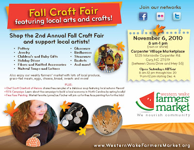 Western Wake Farmer's Market Flyer