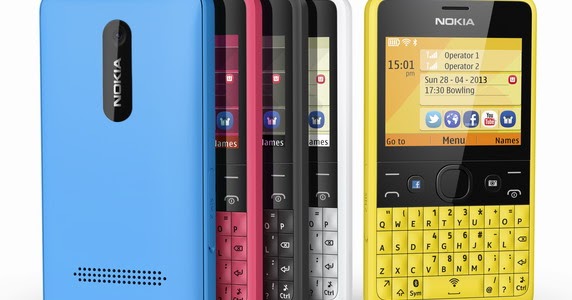 Harga HP Nokia Asha 210 Dual Sim GSM ada Kamera 2 MP