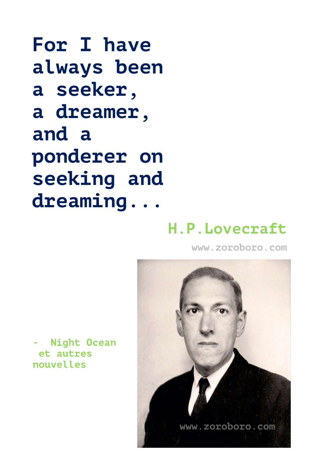 H. P. Lovecraft Quotes, H. P. Lovecraft Books Quotes, H. P. Lovecraft The Call of Cthulhu Quotes, H. P. Lovecraft Cat, Life & Madness Quotes, H. P. Lovecraft Quotes.