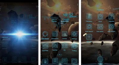 Spaceship Hola 3D Theme for Android free download images