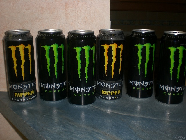 I like to drink Monster Energy Drink