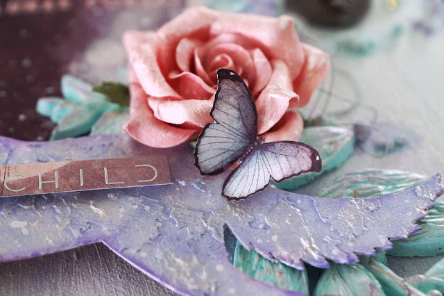 Moon Child: A Boho Mixed Media Canvas | Alice Scraps Wonderland