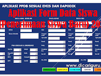 Aplikasi Form Data Siswa (Penerimaan Siswa Baru) 2022