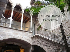 La visita al Museo Picasso di Barcellona. Il cortile interno