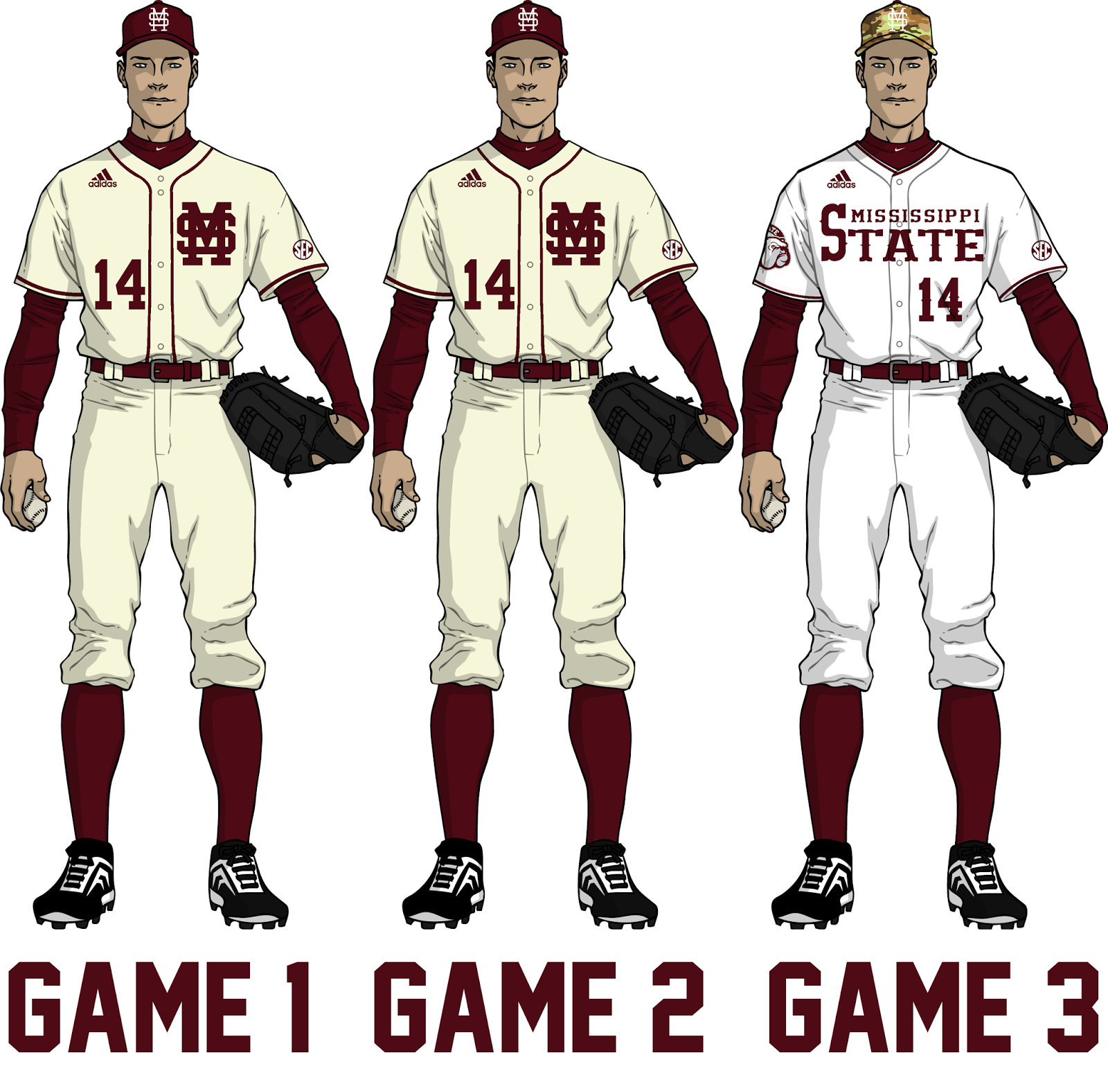 Hail State Baseball Uniform Tracker: April 24-26: vs ...