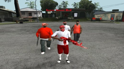 GTA San Andreas Grove Street Red Mod 2021