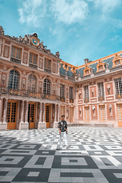 Leo Chan Outfit at Palace of Versailles Paris