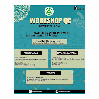 Workshop Quality Control  DPW PATELKI BALI