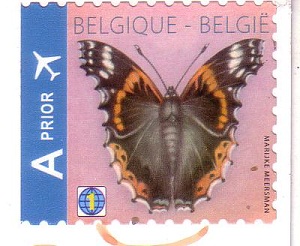 Old Postcard From Belgia Limited Edition Stamps Collection