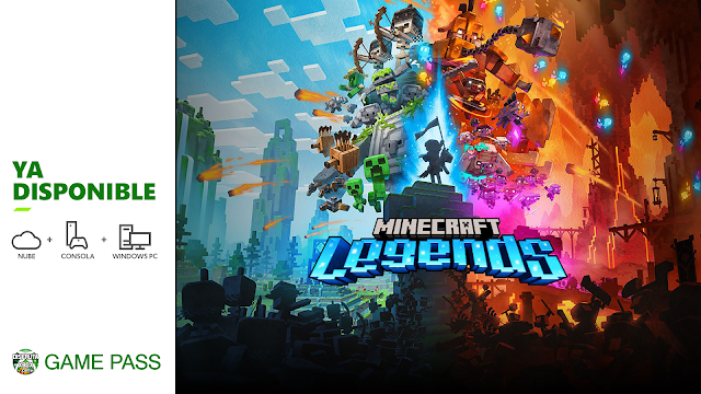 Minecraft Legends ya disponible en Xbox Game Pass