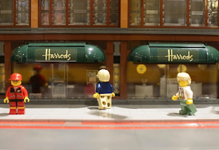 Lego Harrods model - close up