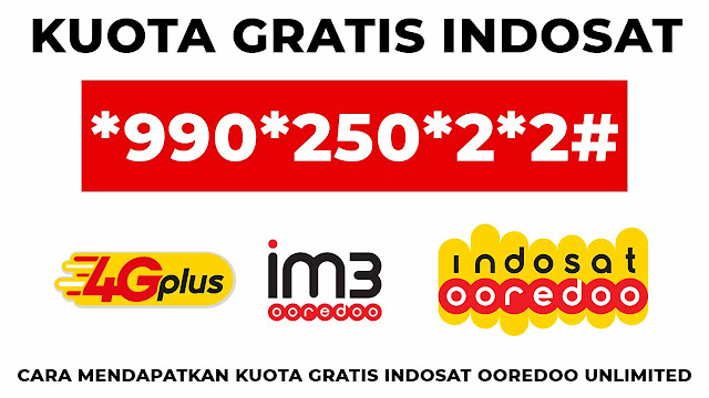 cara mendapatkan kuota gratis indosat ooredoo unlimited