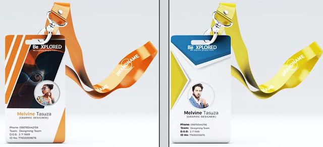 ID Card Design PSD