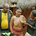 Photos:  Of A Half-Naked Actress Being Prepared For A Movie In Enugu of Nigeria