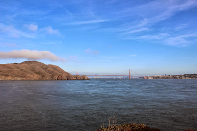 The Golden Gate bridge from Point Bonita