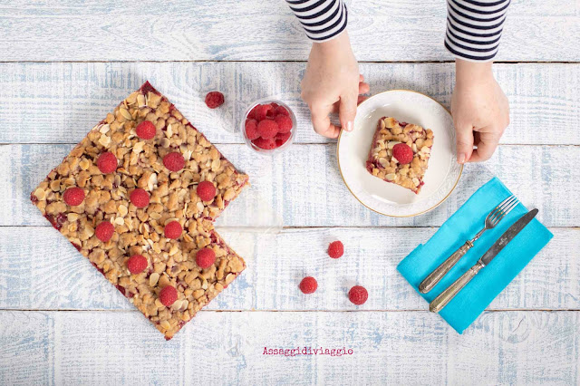 Raspberry Almond Bars