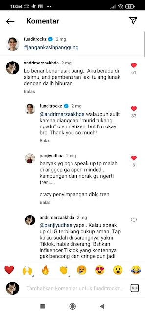 Komentar Relate Mendapatkan Reply