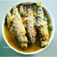 Fish curry with bottle gourd