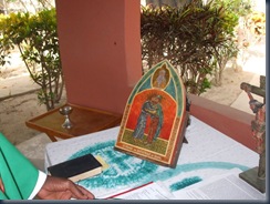 Icon during mass