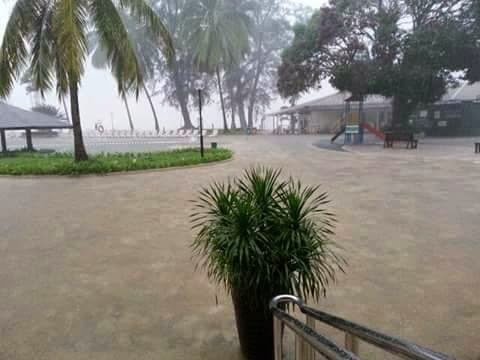 Gambar Banjir Di Damai Beach Resort, Santubong Sarawak 16 