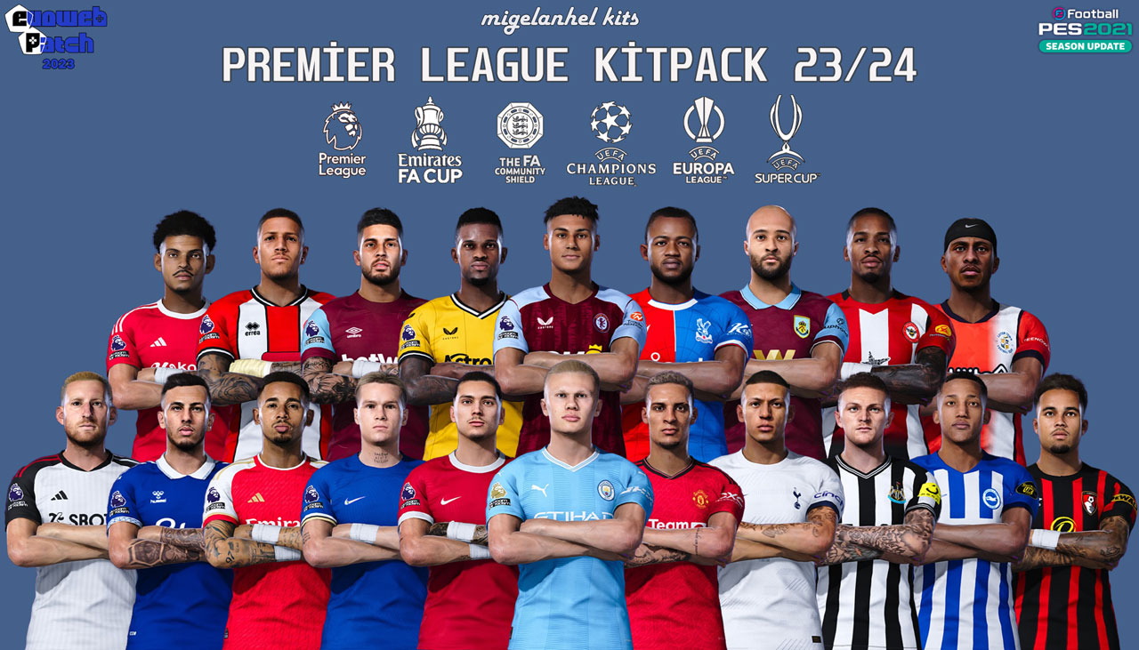 PES 2017 NEW KITPACK SEASON 2023, COMPATIBLE WITH ALL PATCH