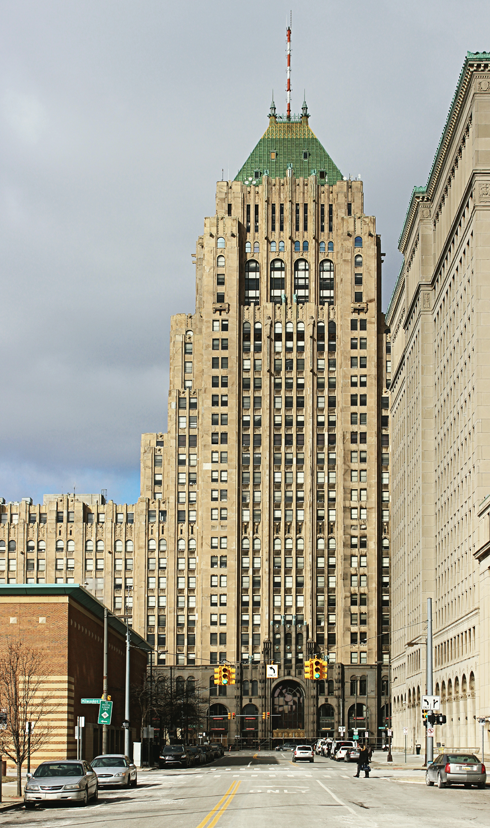 Fisher Building Detroit Skyscraper Golden Tower