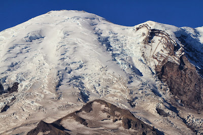 View of Emmons and Winthrop Glaciers Above Steamboat Prow