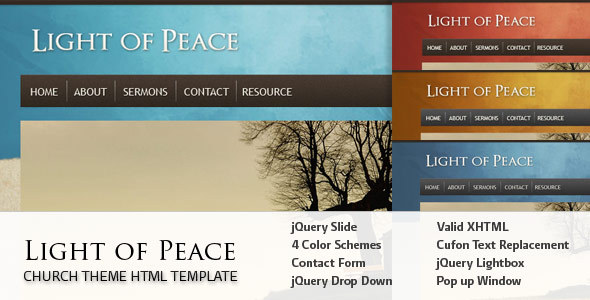 Light of Peace - ThemeForest Item for Sale