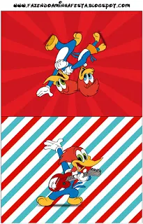 Woody Woodpecker Free Printable Candy Bar Labels. 