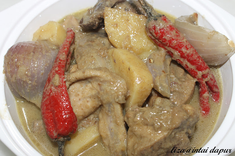 INTAI DAPUR: Kurma Ayam Bonda