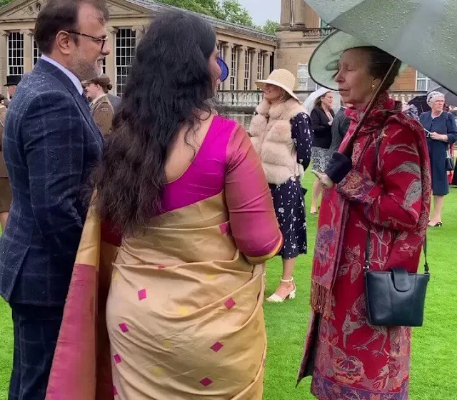 The Prince of Wales, Duchess of Cornwall, Princess Anne, Prince and Princess Michael of Kent attended the Garden Party