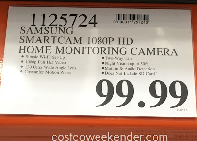 Deal for the Samsung SmartCam SNH-V6431BN Home Security Camera at Costco
